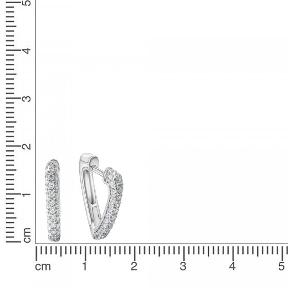 Ohrschmuck 925 Silber weiße Zirkonia 