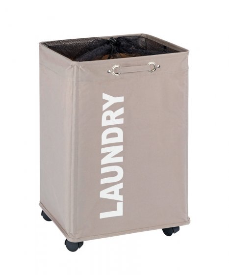 Wäschesammler Mod. Quadro Taupe, Fassungsvermögen: 79 Liter 