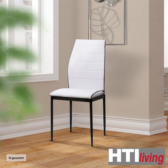 Stuhl Madison PU Weiß 