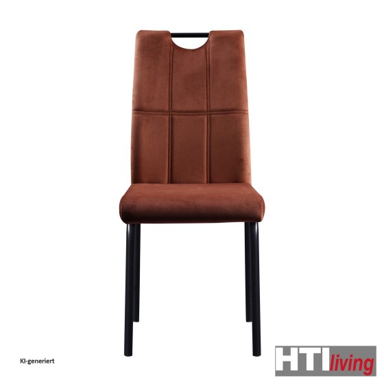 Stuhl Denton Velvet Braun 