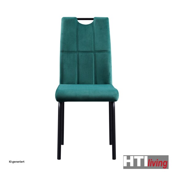 Stuhl Denton Velvet Grün 