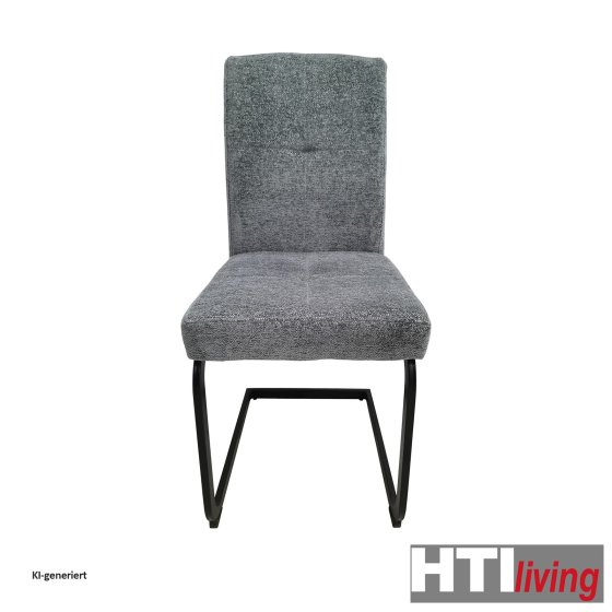 Schwingstuhl 4er Set Kinsey Grau 