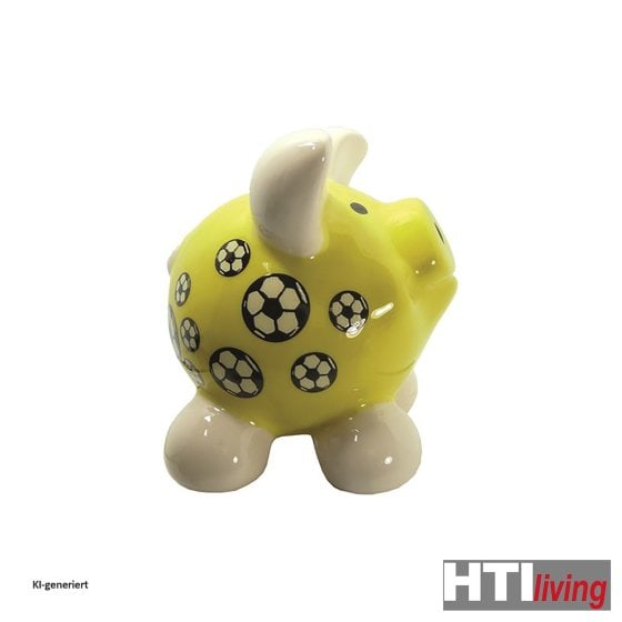 Sparschwein mittelgross, farbig Keramik 