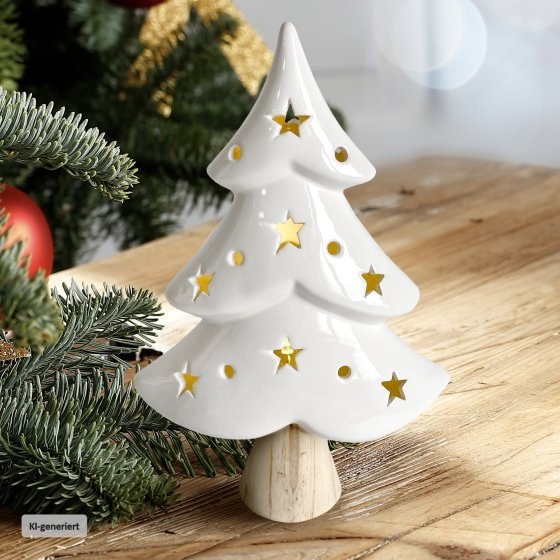 LED Winterbaum mit Leuchtsternen 