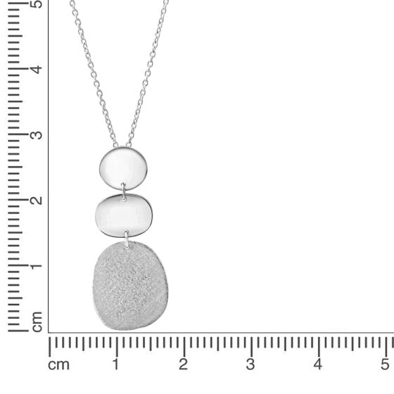 Halskette 925 Silber rhodiniert 