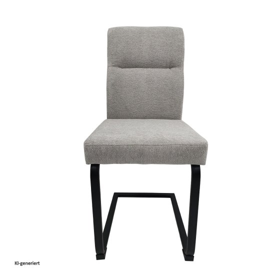 Schwingstuhl Liron Grau 2er-Set 