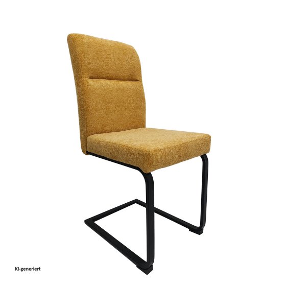 Schwingstuhl Liron Gelb 2er-Set 