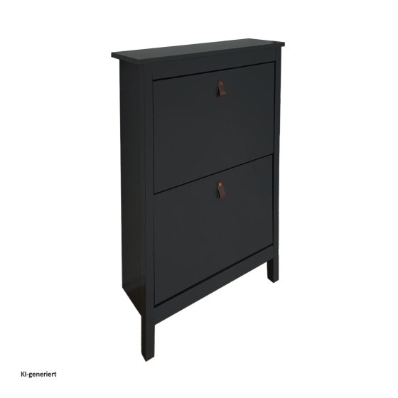 Schuhschrank Hayet Schwarz 
