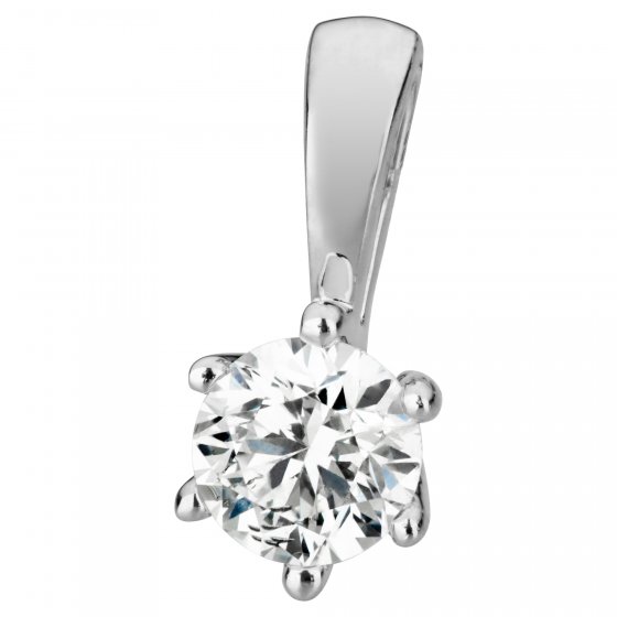 Anhänger Gold 750 mit natürlichem Brillant 0,25ct. 