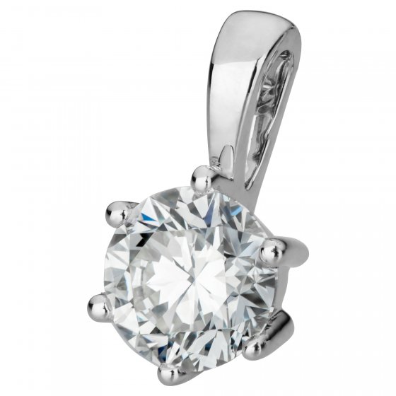 Anhänger Gold 750 mit natürlichem Brillant 1,00ct. 