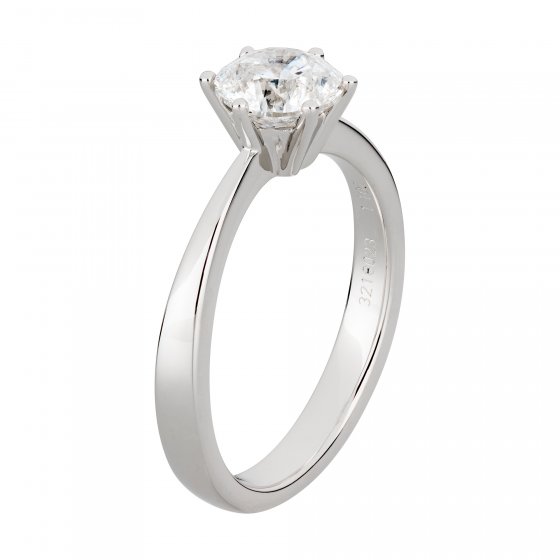 Ring Gold 750 mit natürlichem Brillant 1,00ct. 