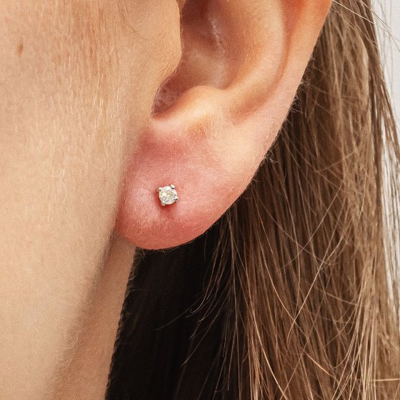 Ohrstecker 585/- Gelbgold Brillant 