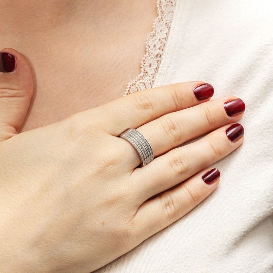 Ring 585 Gold mit 85x Diamant zus. 0,25ct. 