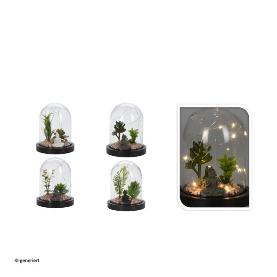 Leuchtdeko Buddha LED 