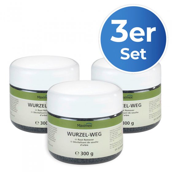 Wurzel-weg 300 g, 3er Set, Wurzelentferner 