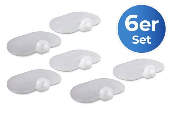 Fußballen Gel-Polster, 6er Set, mindern Druck und Reibung 