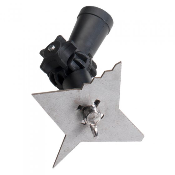 4-Zack Fugenkratzer mit Teleskopstiel , mit 4 unterschiedlichen Zacken 