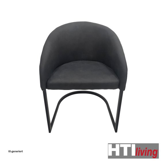 Esszimmerstuhl 2er Set Vemal Schwarz 