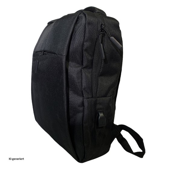 Kompakter Laptop-Rucksack mit USB-Anschluss Alltag, Schule und Business 