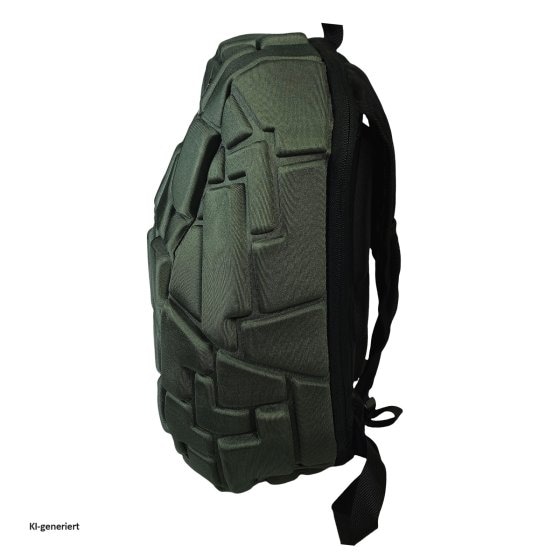 Stylischer Rucksack mit Hartschalen-Optik Ideal für Alltag, Schule und Reisen 