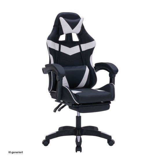 Gaming Stuhl Krit Eco Schwarz-Weiß 