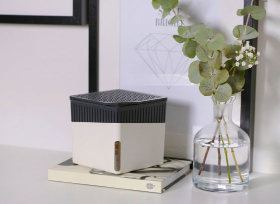 Raumentfeuchter Mod. Cube Weiß 2 x 1000 g, für Räume bis ca. 80 m³