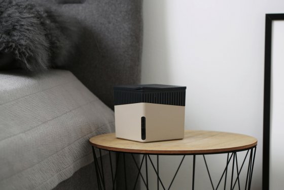 Raumentfeuchter Mod. Cube Beige, 2 x 1000 g, für Räume bis ca. 80 m³