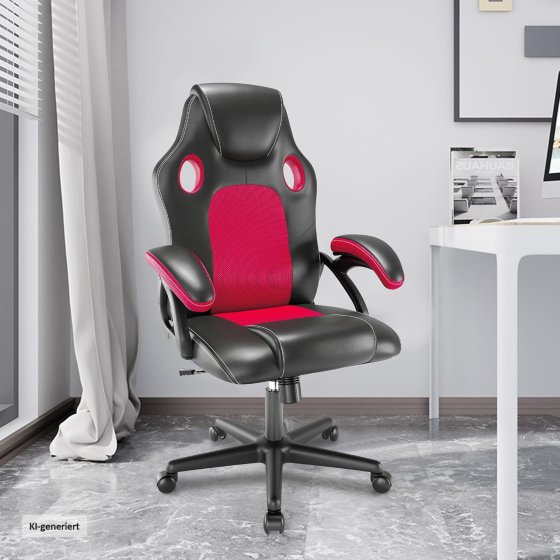 Bürostuhl ECO Daytona Rot 