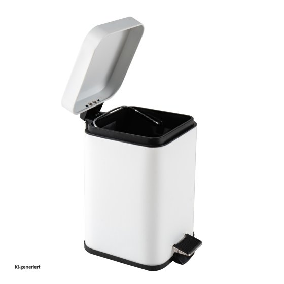 Abfalleimer mit Soft-Close Deckel Eckig 3 Liter Jannik 