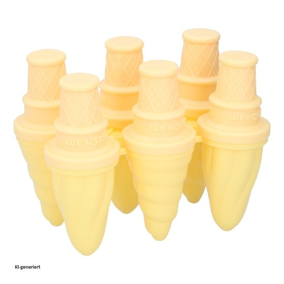 Softeisform 6x 60ml., farbig sortiert Kunststoff 