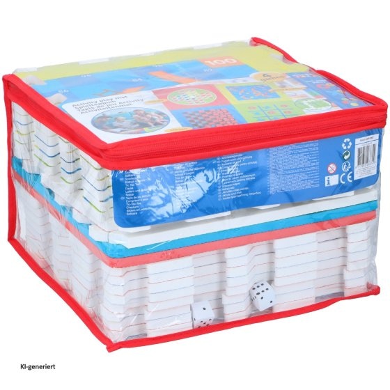 Spielmatte Set, 4 Spiele 100 Teile 