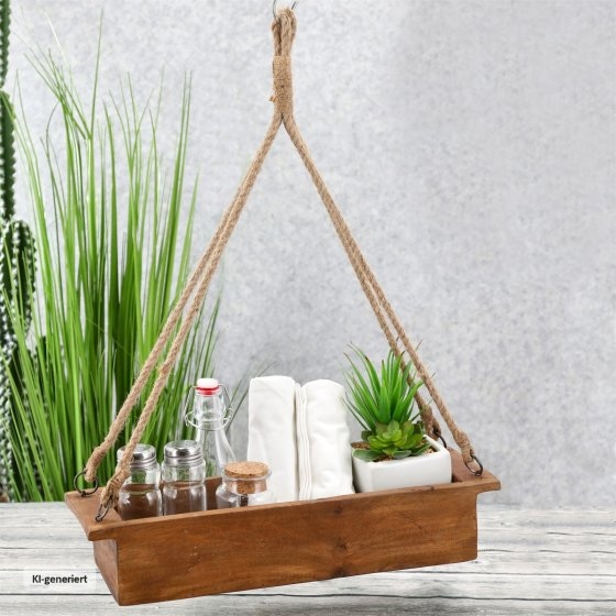 Holzkiste Ziegelform zum Hängen 