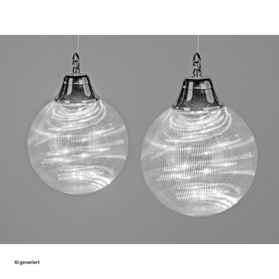 Hänge Kugelleuchte, warmweiss LED 