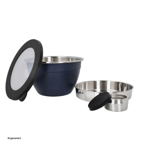 Salatschüssel-Set 1,9 Liter Azurblau 