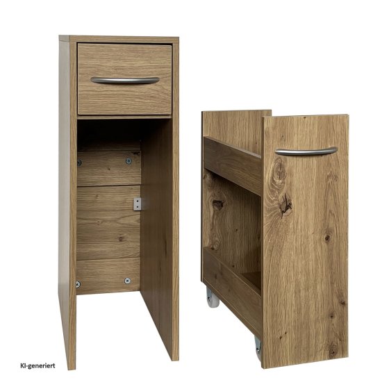 Mehrzweckschrank schmal Thekla Artisaneiche 