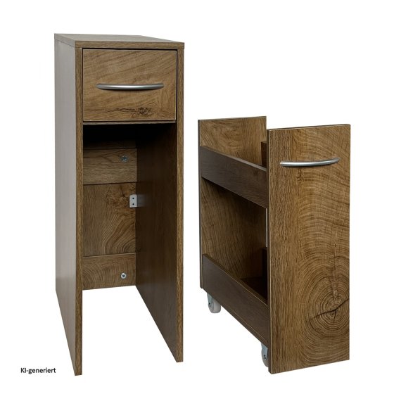 Mehrzweckschrank schmal Thekla Eiche 