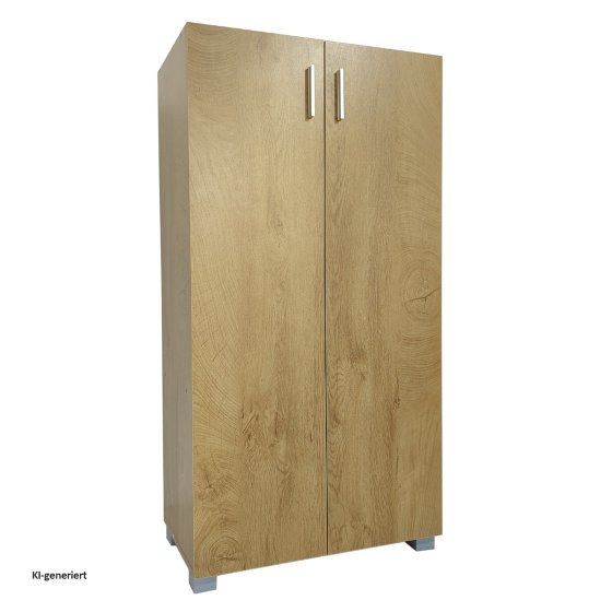 Sideboard Kommode mit 2 Türen Baumscheibe Schrank mit Stauraum 60 x 115 cm 