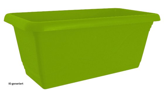 Blumenkasten mit Wasserspeicher 40 cm 2er Set Grün 