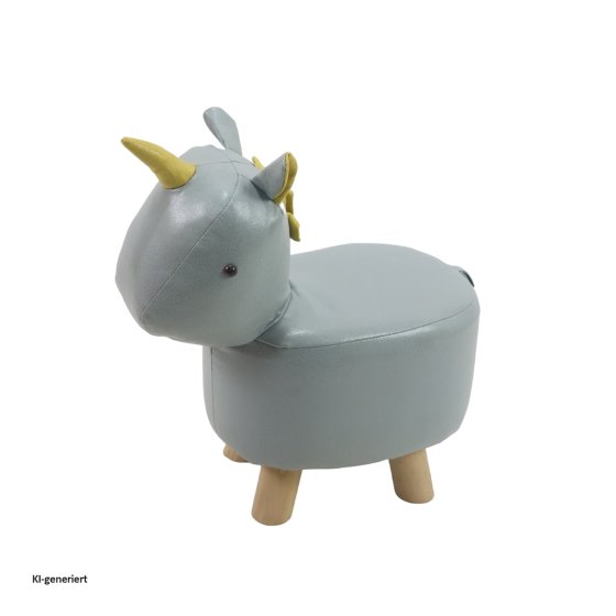 Hocker für Kinder Tiermotiv Einhorn 