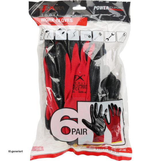 Gartenhandschuhe 6er Pack Arbeitshandschuhe 