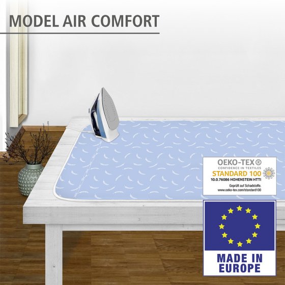 Bügeldecke Mod. Air Comfort, Bügelunterlage 130 x 65 cm 