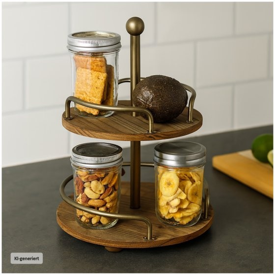 Etagere 2-stöckig 
