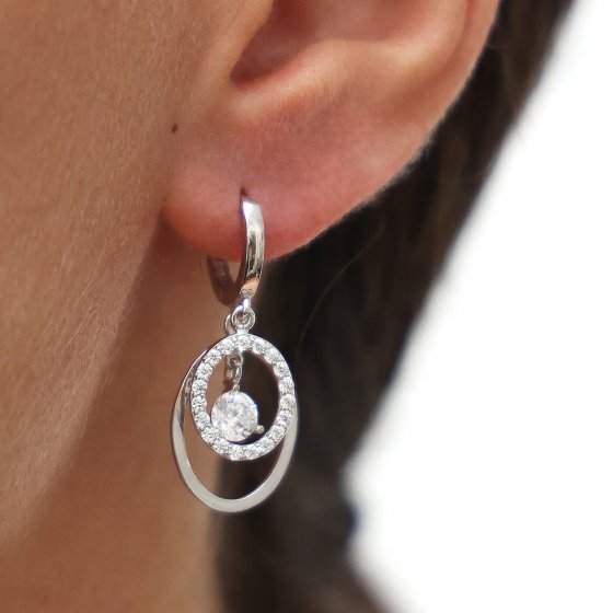 Ohrhänger 925/- Sterling Silber Royal Ohrring 