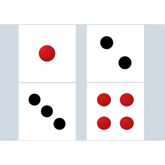 Untersetzer 4-tlg Dice 