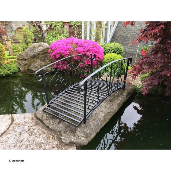 Gartenbrücke Metallbrücke 