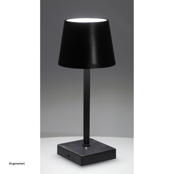 LED Tischlampe Schwarz mit Touchfunktion 