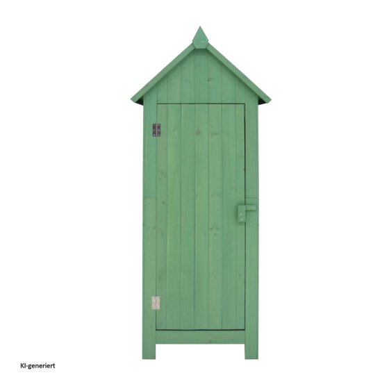 Gartengeräteschrank aus Holz Praktischer Stauraum für Garten und Terrasse 