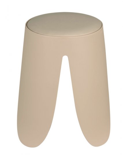 Badhocker Mod. Comiso Beige matt, belastbar bis 180 kg 