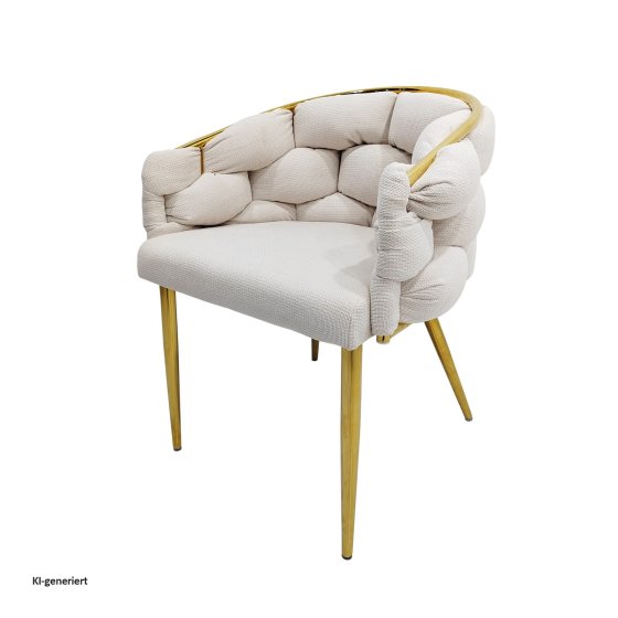 Stuhl Alsen Gold Beige 