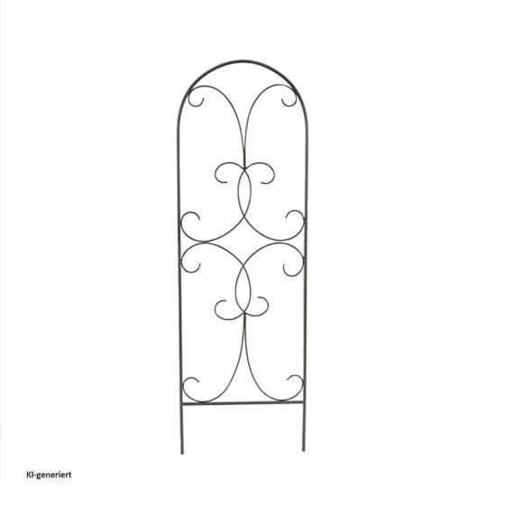 Dekorative Rankhilfe Metall für Kletterpflanzen Rosen und Clematis 